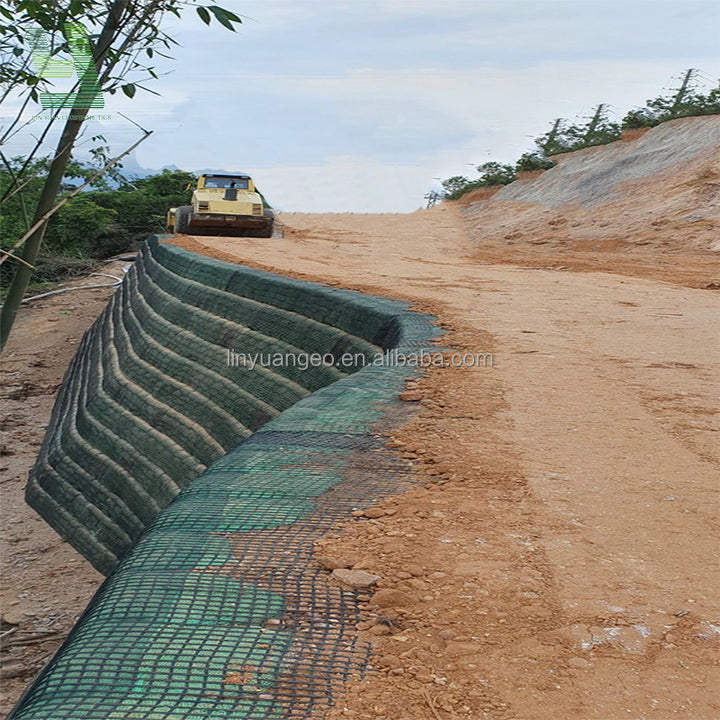 Retaining Wall Polyester Biaxial Geogrid