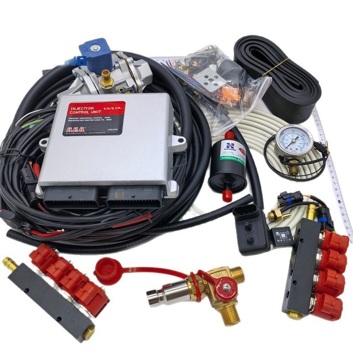 LPG/CNG Vehicle Oil-to-Gas Conversion AEB2568 Eight-Cylinder Natural Gas Kit Gas Vehicle Accessories Standard Fitment