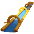 Custom Summer Outdoor 100m Long City Inflatable Water Sprinkler Arch Single lane Lawn Inflatable Water slip n Slide