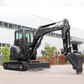 FREE SHIPPING 3.5 ton mini excavator digger 3 ton hydraulic bagger machine 2.5 ton new mini household crawler excavator