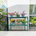 Hot Selling Two Staging Greenhouse Aluminum Shelving Accessories Fast Assembly Bracket Standing Pot Racks Shelf for Garden Use