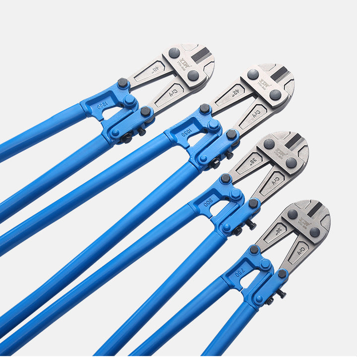 YTH Heavy Duty CRV Steel Bolt Cutter with TPR Handle for Cutting Steel Bars Steel Wires Iron Wires and Lock Opening