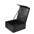 factory price customized Marble black 7 inch LCD screen greet video gift box jewelry ring box for advertising business marketing