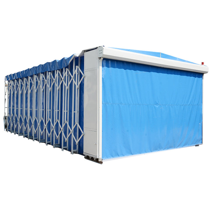 Collapsible Retractable Mobile Automotive Paint Booth Waterproof Dustproof Spray Painting Enclosure for Car Body Painting