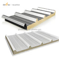 CE 50mm 75mm 100mm PU/Rock Wool Sandwich Panels with Fireproof and Waterproof Qualities Perfect for Roofing and Wall Systems