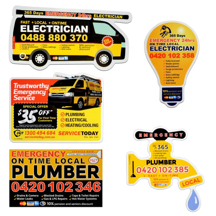 Custom Advertisement Magnet Promotional Gifts Business Card Paper Fridge Magnet with DL layer