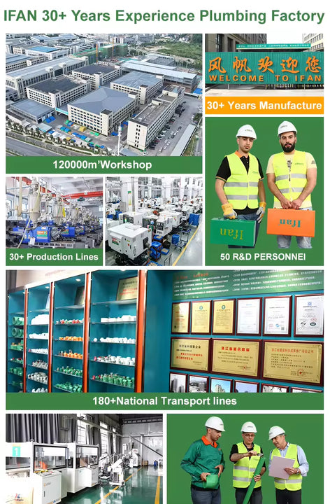 IFAN PPR Fitting Wholesale Plastic Building PPR Fittings Plumbing Materials PPR Water Pipe Fittingsc