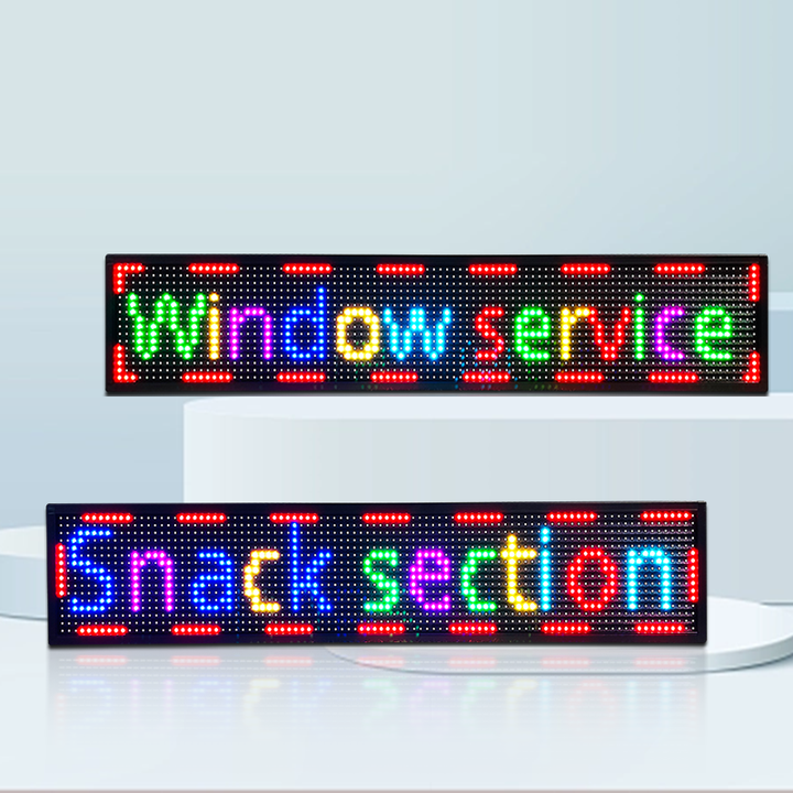 Programmable LED Sign P10 LED Display Full Color Message Board High Resolution LED Scrolling Display for Advertising