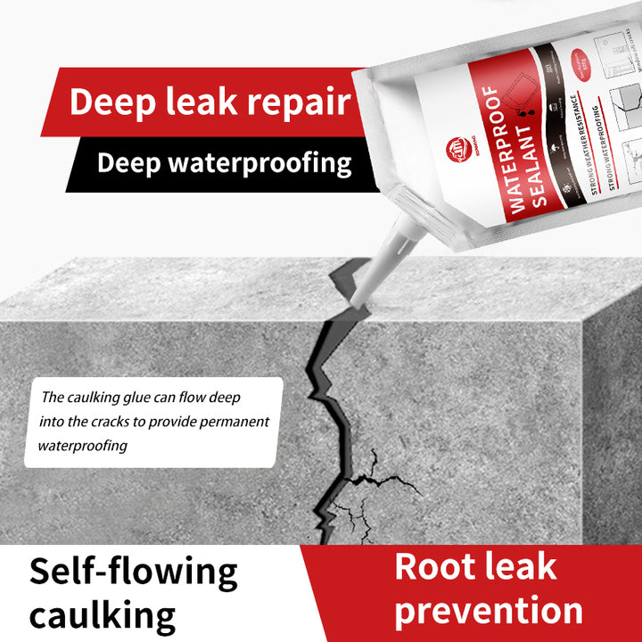 Concrete Crack Waterproof Repair Sealant Filler Caulking Glue Quick-Drying Sealing Adhesive Concrete Caulk Glue Adhesive