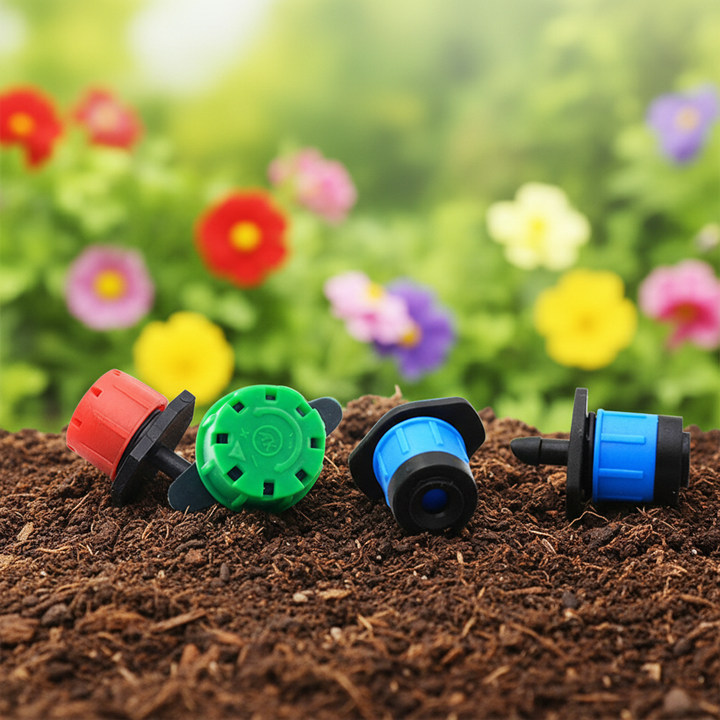 Plastic Multi-style Orchard Farm Fruit Tree Drip Irrigation Nozzle 360 Degree Automatic Flower Waterer Micro-spray Head