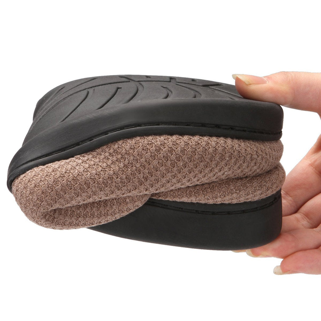 high quality memory foam two tone coral fleece lined clog scuff house shoes indoor outdoor winter shoes women men slippers