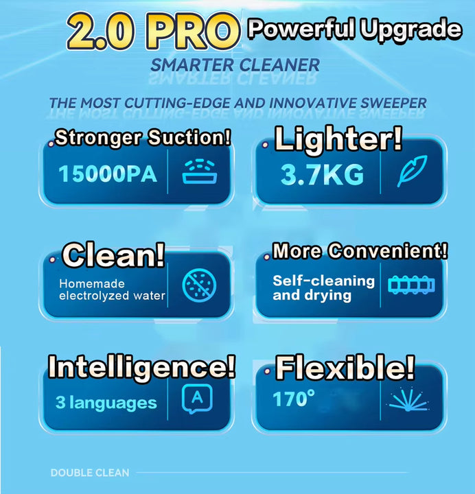 3-min Fast Drying Newest Generations Cordless Wireless Handheld Wet and Dry Vacuum Cleaner for Home Tile Floor