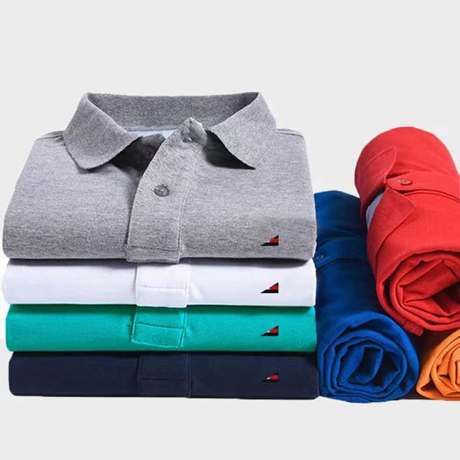 Factory direct sale men's short-sleeved polo shirt custom men's t-shirt