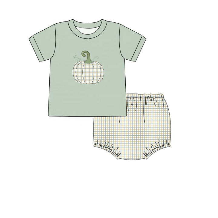 Puresun Newest Halloween Kids Clothes Big Pumpkin Appliques Children Boutique Clothing Jogger Pants Baby Girl Clothing