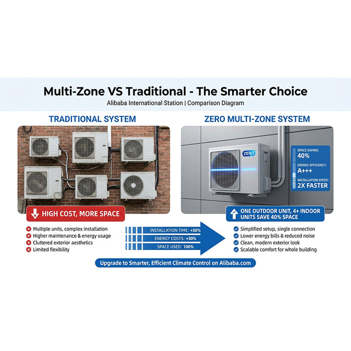 R32 18000btu 27000btu 35000btu 42000btu Mini Split Heating and Cooling Air Conditioning Smart Multi Zone Split Air Conditioner