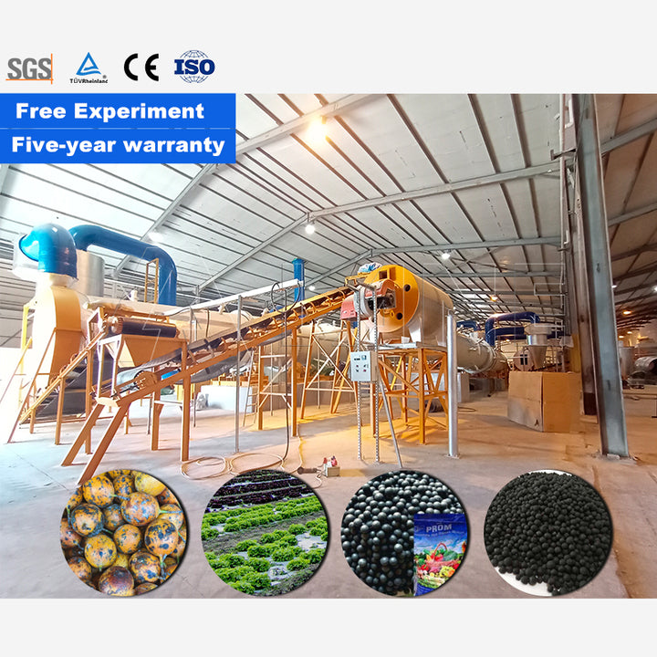 LANE Fully Automatic Vermicompost & Organic Waste Fertilizer Plant with Drying System