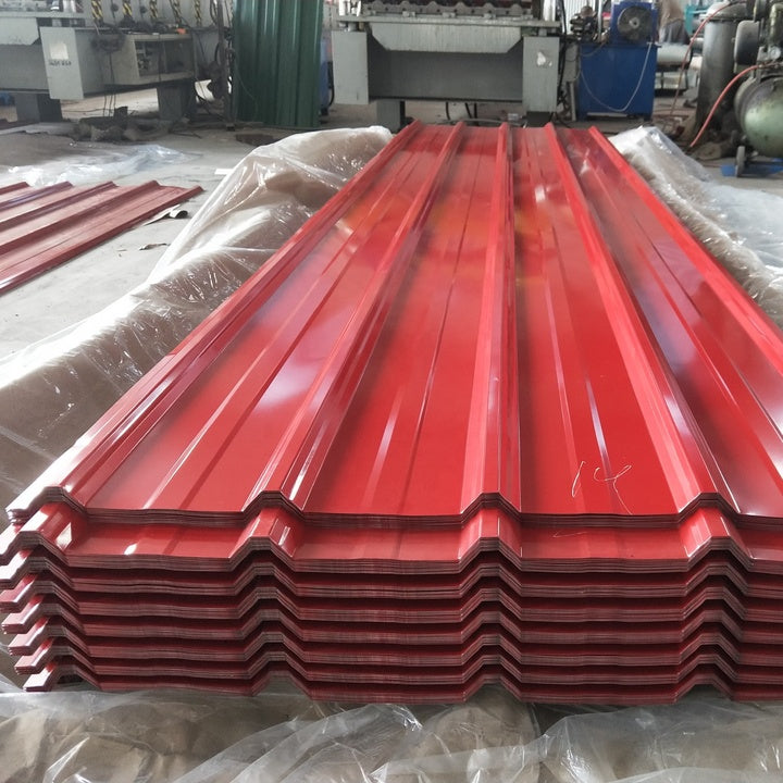 Factory Price Prepainted Galvanized Color Coated Iron IBR Steel Roofing Sheets for Uganda