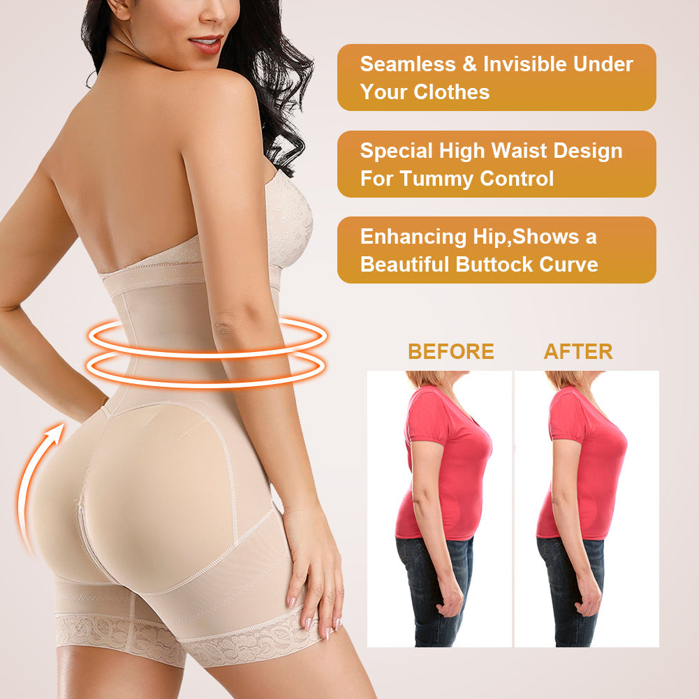 women shapewear slimming bodysuit underbust bodyshaper thigh zipper full body shaper with butt lift full body waist trainer