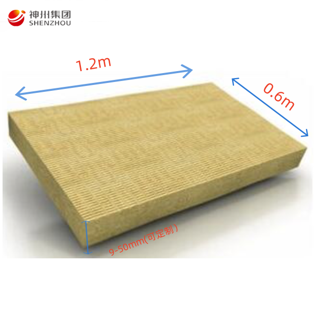 Factory Direct Sales Thermal Insulation Fireproofing External Wall Insulation Rock Wool Stone Mineral Wool Board