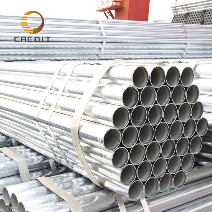 Heavy Duty Galvanized Steel Tube BS 1387 Z200 for Israel Solar Frames Apartment Walkway & Drainage Systems