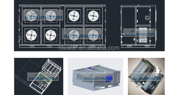 2000L Customized Solar Powered Atmospheric Water Generator Air to Water Machine