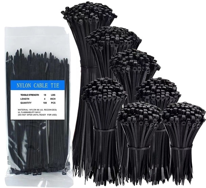 High Strength Cable Tie Nylon 66 Zip Ties Coloured 100pcs/pkt Plastic Wrapping Zip Ties 8 Inch China Manufacturer