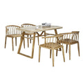 American Dining Table Chair Wrought Iron Windsor Chair Wai Chair Simple Household Restaurant Combination