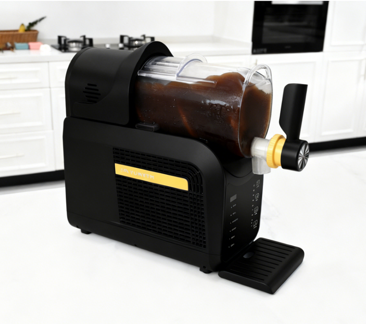 New Electric Household Use Automatic Slush Machine 1.8L Capacity Compressor Ice Maker 6 Drink Modes 20-60min Preparation Time