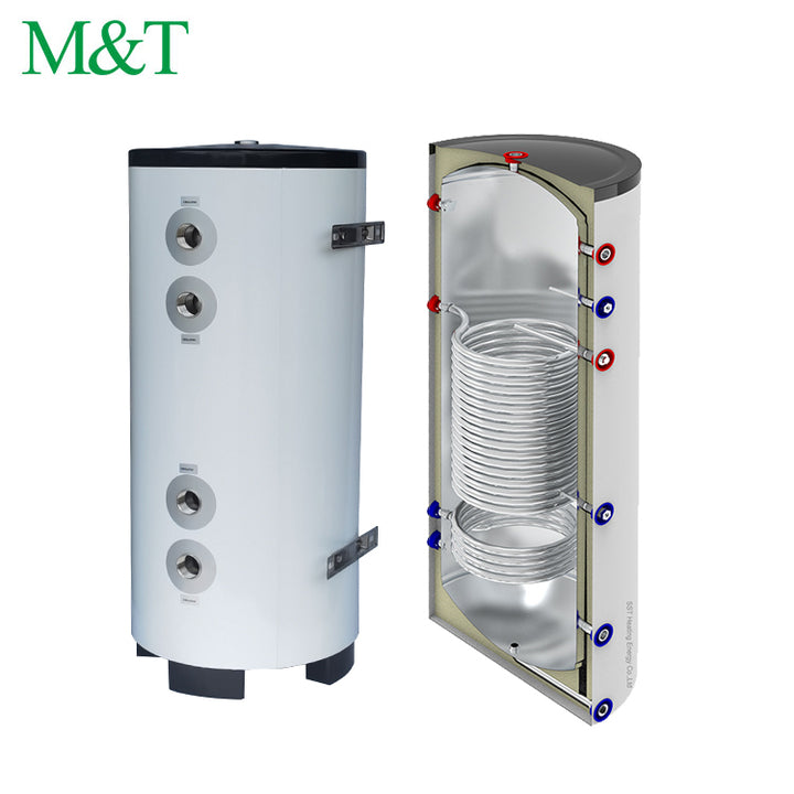 Quality Certified Stainless Hot Water Heatpump Solar Panel Chauffe Eau Solaire Thermosiphon DHW Heat Pump Water Storage tank