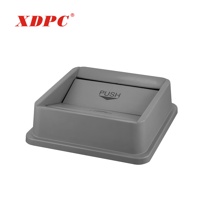 Hotel Plastic Dust Bin Grey square 35 50 Gallon Trash Can