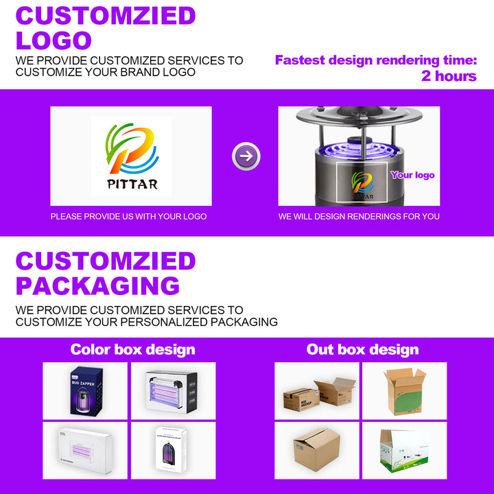 Wholesale ABS Lampe Anti Moustiques Trap LED Indoor Kitchen Insect Killers Electrical Bug Zappers Mosquito Repeller Killer Lamp