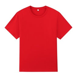 Wholesale Custom Your Brand Logo 100% Cotton Blank Men T Shirt Plain Casual Men's T-shirts