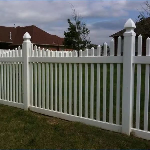 PVC Picket Fence, Screen Fence PVC Stripe Gate Swimming Pool Protect, Gardening fences