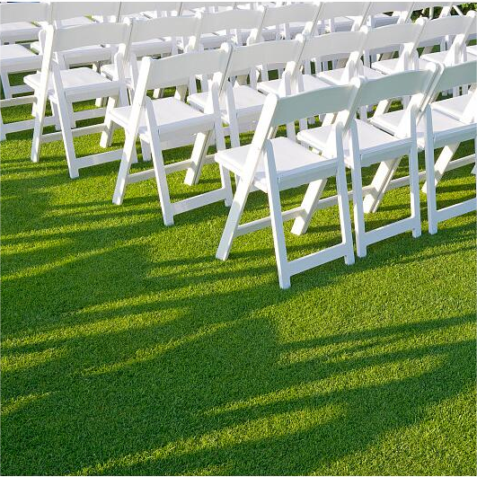 Wholesale Outdoor Dining Restaurant Chair Banquet Wedding and Party White Wimbledon Resin Folding Chairs for Events