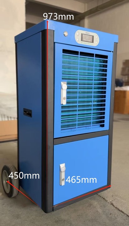 2025 Newest Water Solution Air Water Generator 80L Bottom Wheels Portable Electric Standing Eco-Friendly Industrial Outdoor