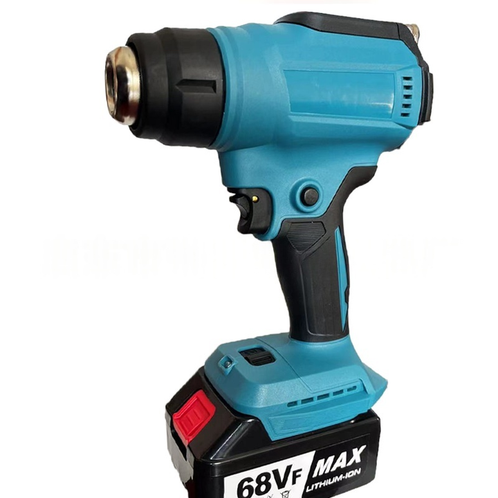 Industrial High Power Handheld Cordless Hot Air Gun with Digital Temperature Control Lithium Battery 300W Plastic Heating