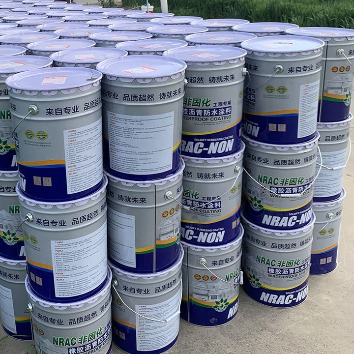 High Quality Exterior Wall Liquid Paint Uncured Rubber Bitumen Waterproof Coating for Concrete