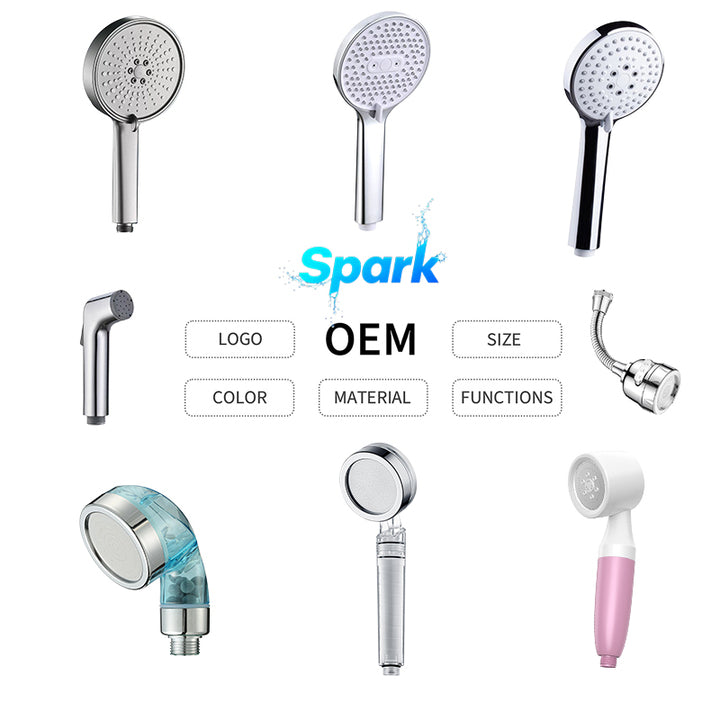 High Pressure Filtered Handheld Shower Head - 10 Mode SPA Spray with Visible Filter Beads, Hard Water Softener