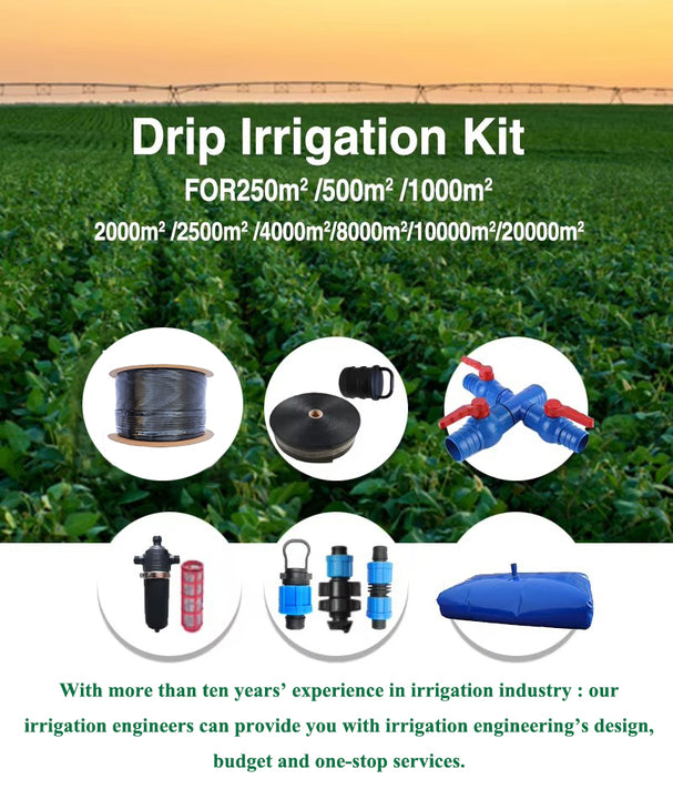 1 Hectare Irrigation Kit Agricultural Drip Tape System Farm Drip Irrigation 22 Hectares