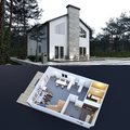 New Design Prefabhouse Multi Family House Design Built for Eps Sandwich Panel House or Concrete Boards Houses