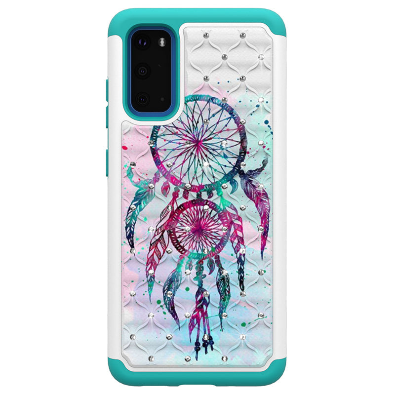 glitter diamond high quality tpu pc hybrid cute butterfly phone case for samsung galaxy s11e for alcatel for google pixel 4 xl
