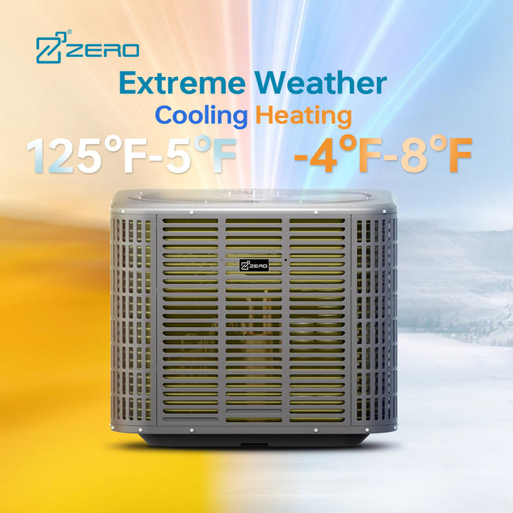 ZERO R454b New ECO Technology Top Discharge Condenser Air Conditioner On/off and High-Performance Air Handler Unit