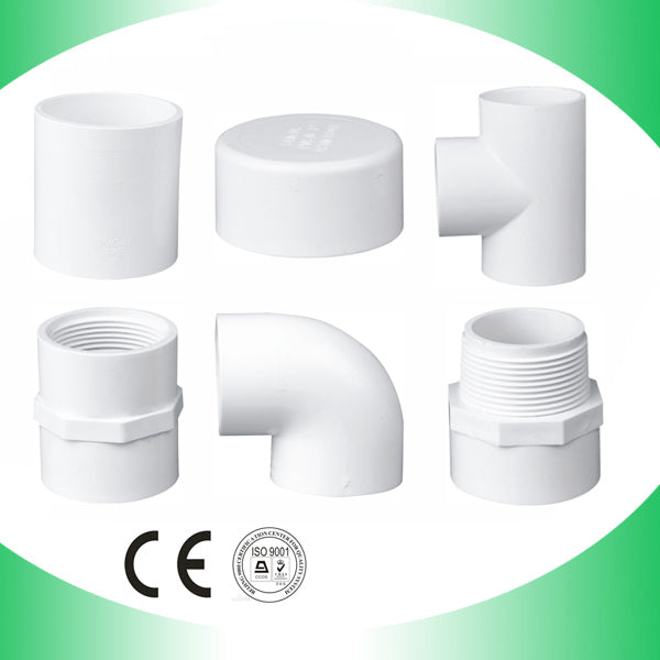 Factory Wholesale Customization Plastic Plumbing PIPE FITTING Names Names of Pvc Pipe Fittings for Pipe Joint