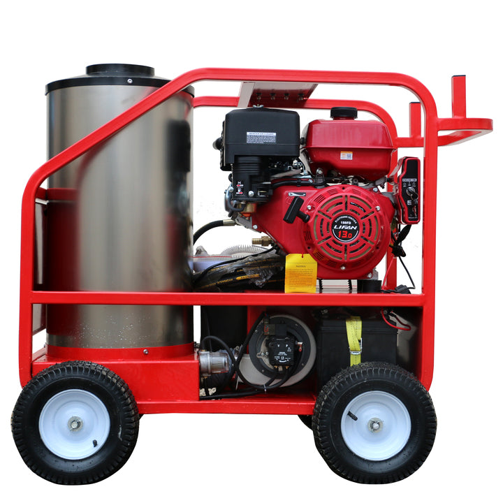 250bar 3500psi 4000PSI Commercial diesel Engine Hot Water Steam High Pressure Washer