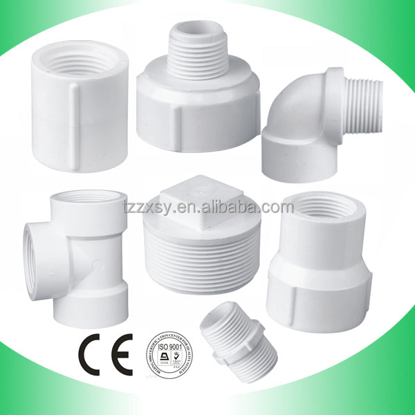 Factory Wholesale Customization Plastic Plumbing PIPE FITTING Names Names of Pvc Pipe Fittings for Pipe Joint