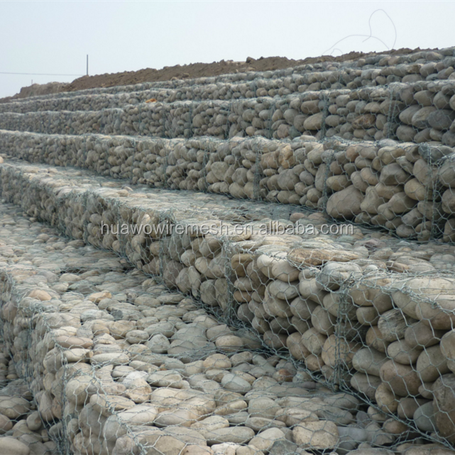 Galvanized Gabion Stone Retaining Wall Cheap Steel Wire Mesh PVC Coating Hexagonal Hole Shape Welded Cut Size Processed Service
