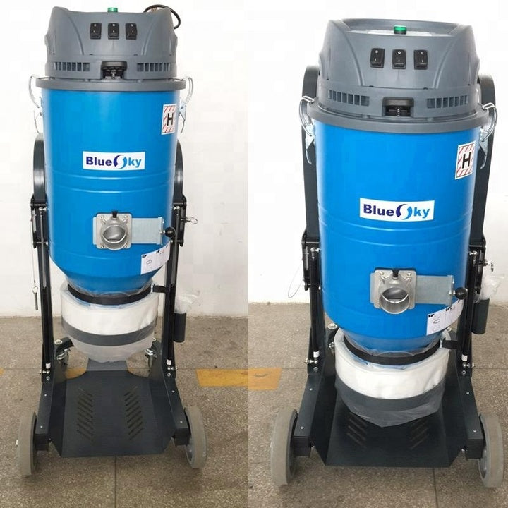 Crafted of Pulse Jet Industrial Space Vacuum Air Cleaner Aspiratore Dust Extractor Garage Vacuum Cleaner 2kw for Concrete Floor