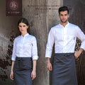 japanese sushi hotel bar manager para mesero de waiter clothes long sleeve cotton chef kitchen jacket uniform for restaurant