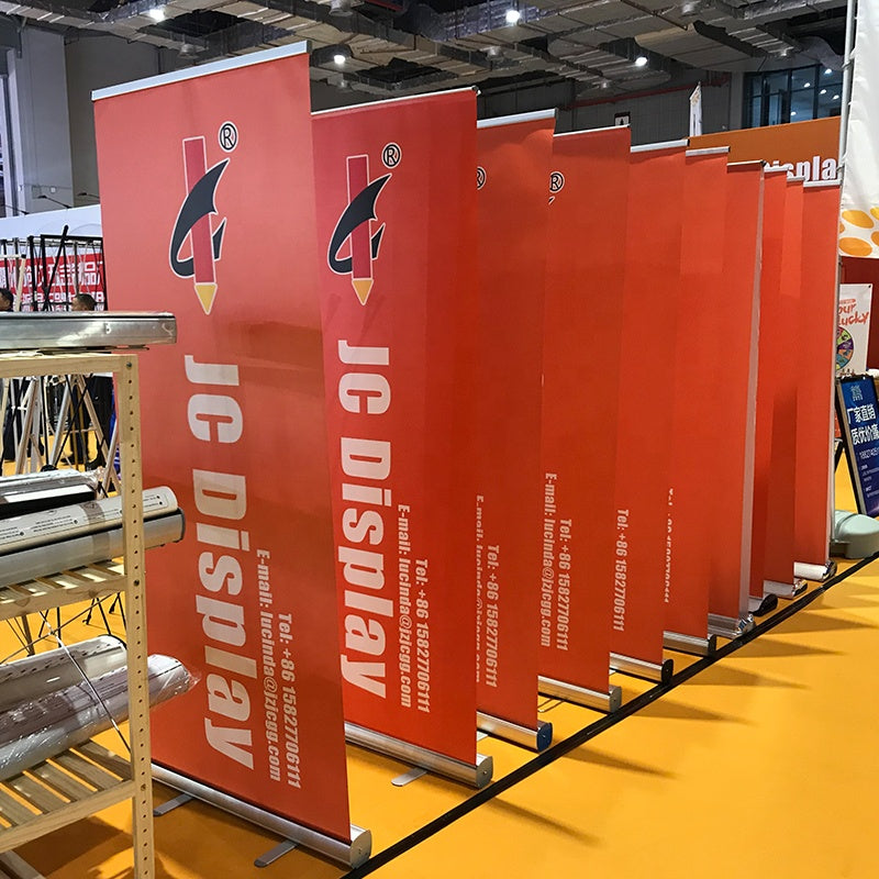 Wholesale Eco Advertising Indoor Display Roll Up Banners Stand portable retractable pull up banner display rollup Banner