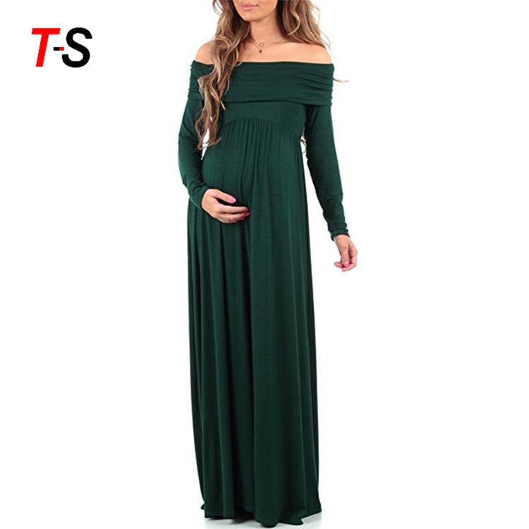 2019 long sleeve vestido de maternidad pregnant women dresses nice maternity dress
